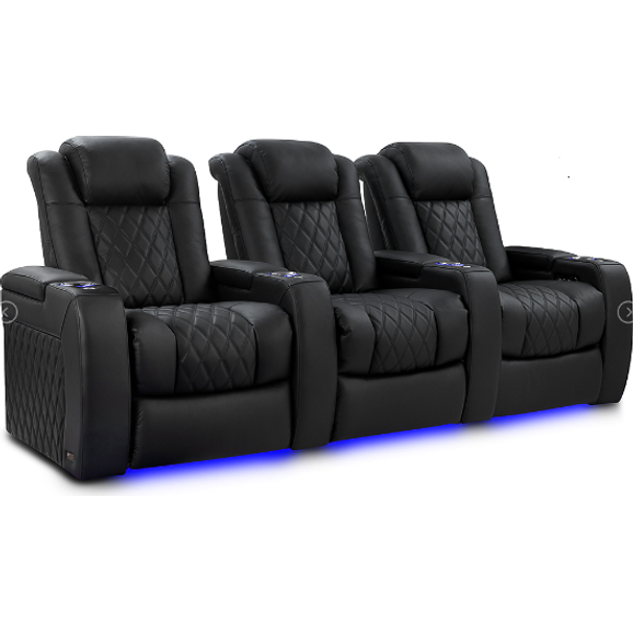 Valencia Tuscany Luxury Edition Home Theater Seating Row of 3
