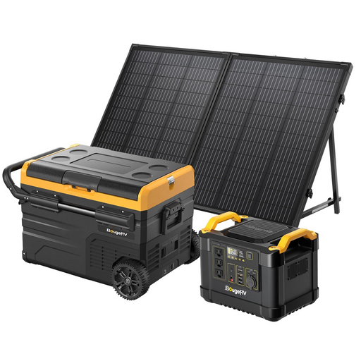 BougeRV 130W Portable Solar Kit for Outdoor Travel & Emergencies KIT03501