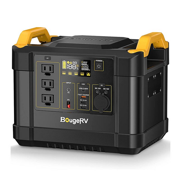 BougeRV FORT 1000 1120Wh LiFePO4 Portable Power Station ISE120N