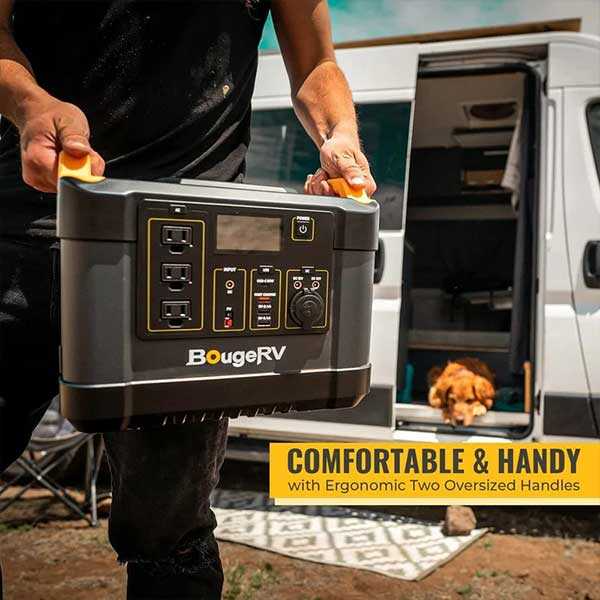 BougeRV Portable Air Conditioner & Power Station E0501-120M