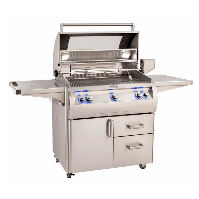 Fire Magic Echelon Portable Grill Single Side Burner Shown E790S-8E1N-62