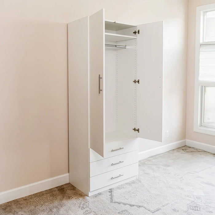 Queen Size Murphy Bed with Couch & Large Storage Cabinet | Inovabed