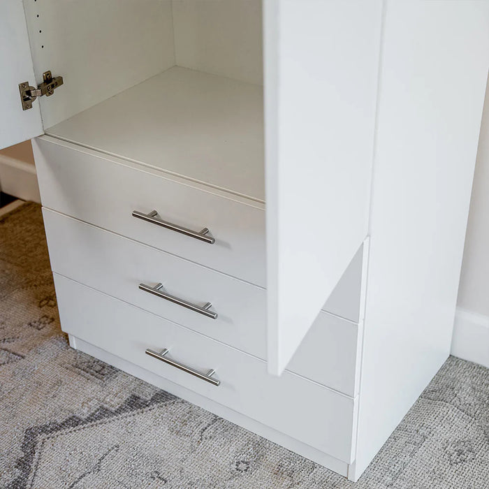 Queen Size Murphy Bed with Couch & Large Storage Cabinet | Inovabed