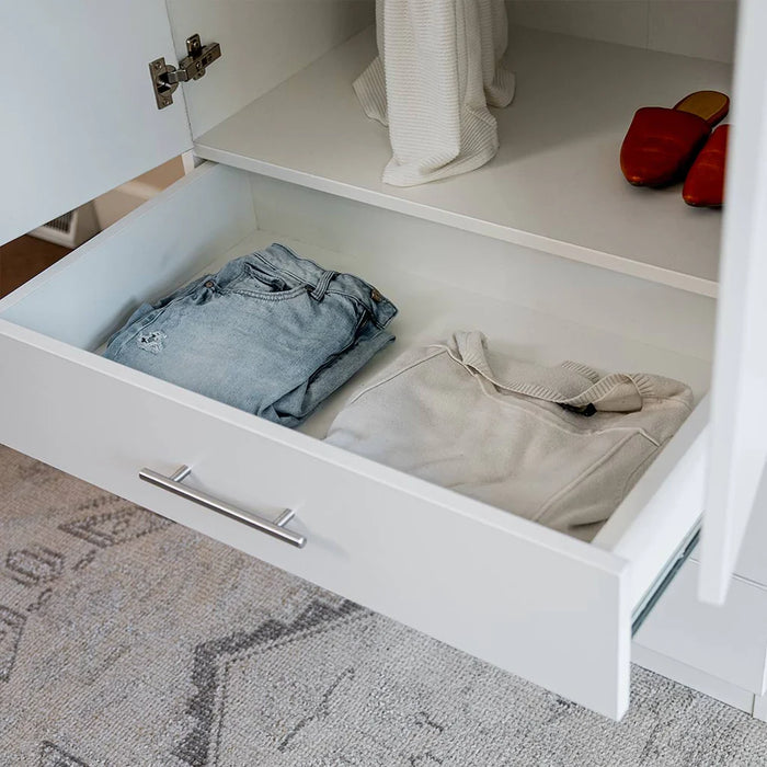 Queen Size Murphy Bed with Couch & Large Storage Cabinet | Inovabed