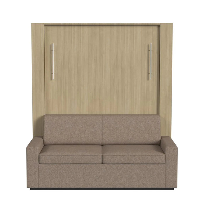 Queen Size Murphy bed with Couch & two Nightstands | Inovabed