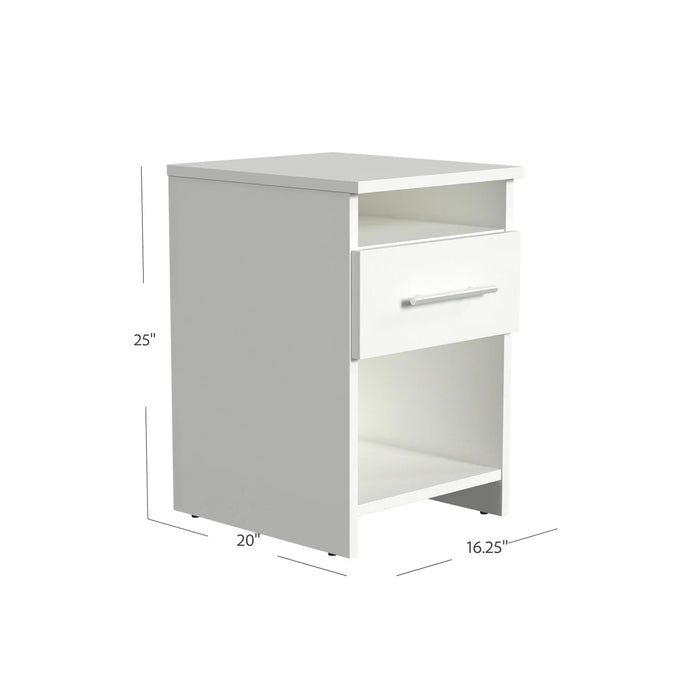 Queen Size Murphy bed with Couch & two Nightstands | Inovabed