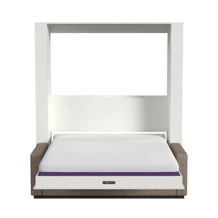 Queen Size Murphy bed with Couch & two Nightstands | Inovabed