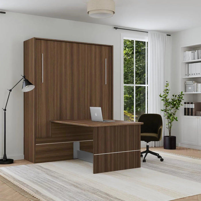 Queen Size Murphy Bed with Desk | Inovabed