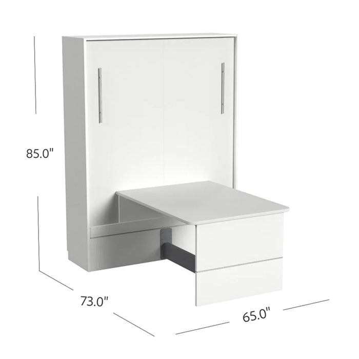 Queen Size Murphy Bed with Desk | Inovabed