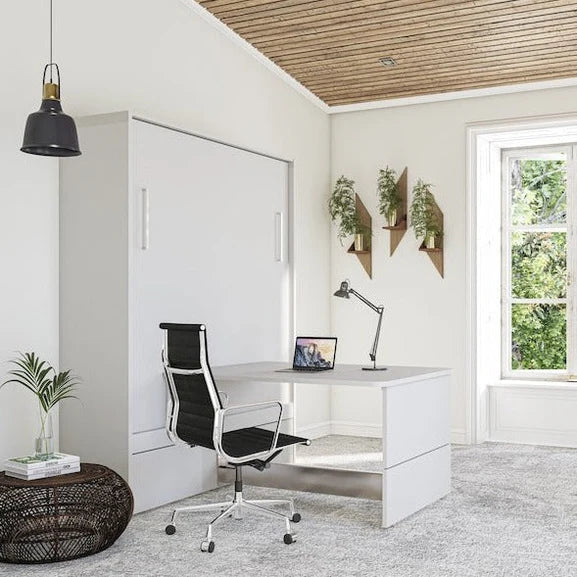 Queen Size Murphy Bed with Desk | Inovabed
