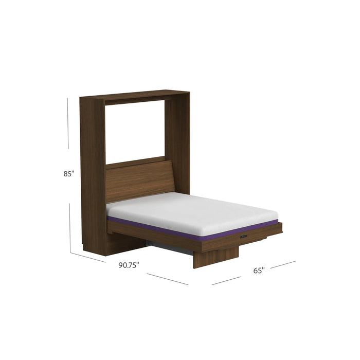 Queen Size Murphy Bed with Table and Side Cabinets | Inovabed