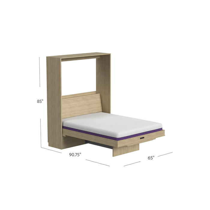 Queen Size Murphy Bed with Table and Side Cabinets | Inovabed