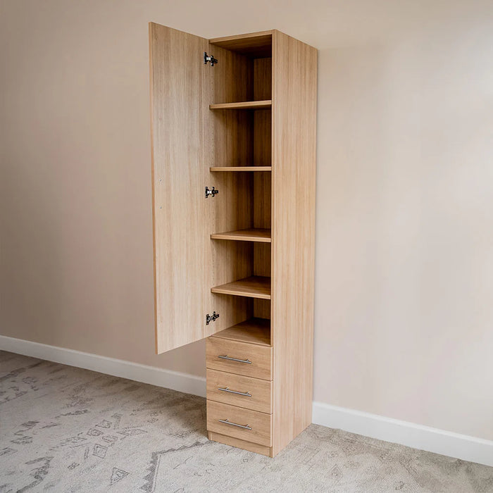 Queen Size Murphy Bed with Table and Side Cabinets | Inovabed