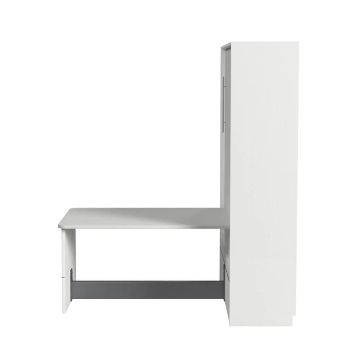 Queen Size Murphy Bed with Table and Side Cabinets | Inovabed