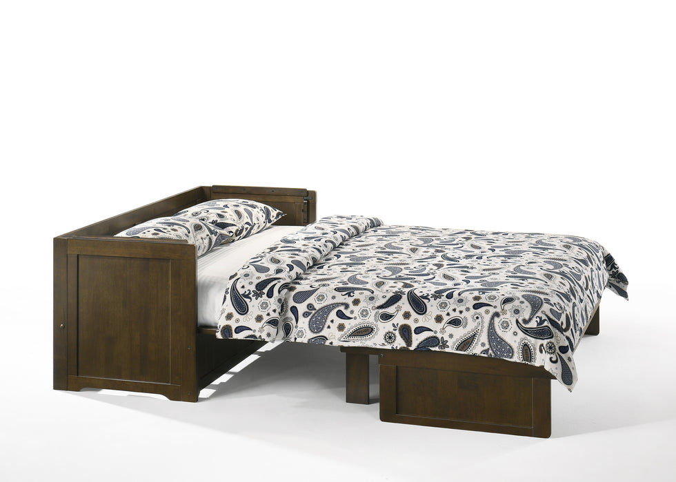 Night and Day Furniture Murphy Rustic Cube 3 Cabinet Bed, Queen, Rustic Brown Finish