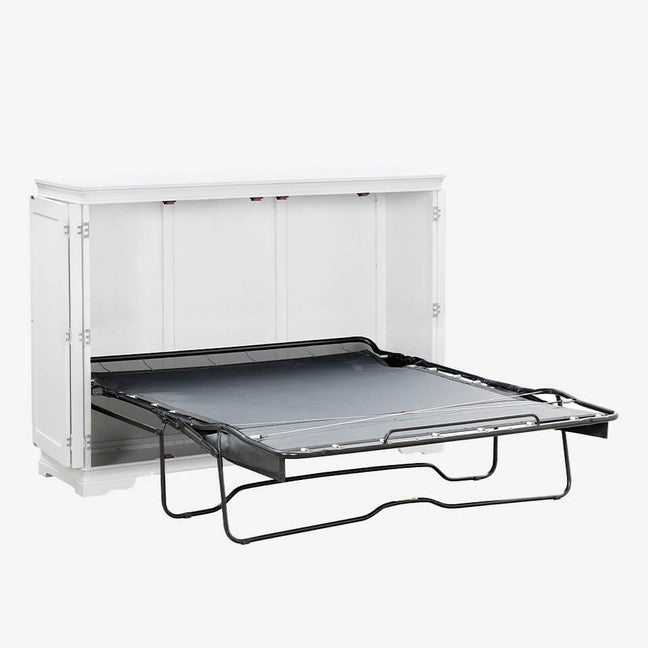 Night and Day Furniture Murphy Sealy San Sebastian Cabinet Bed, Queen, White Finish