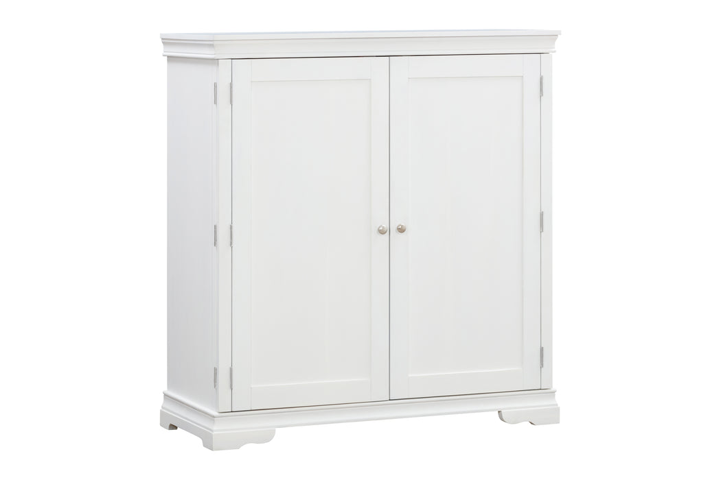 Night and Day Furniture Murphy Sealy San Sebastian Cabinet Bed, Queen, White Finish