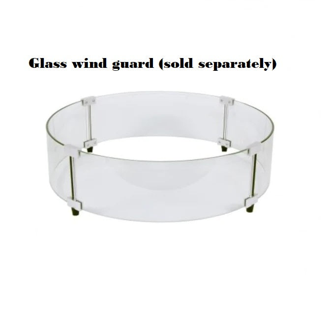 The Outdoor Greatroom Company White Cove 42" Round Gas Fire Pit Bowl CV-30WT