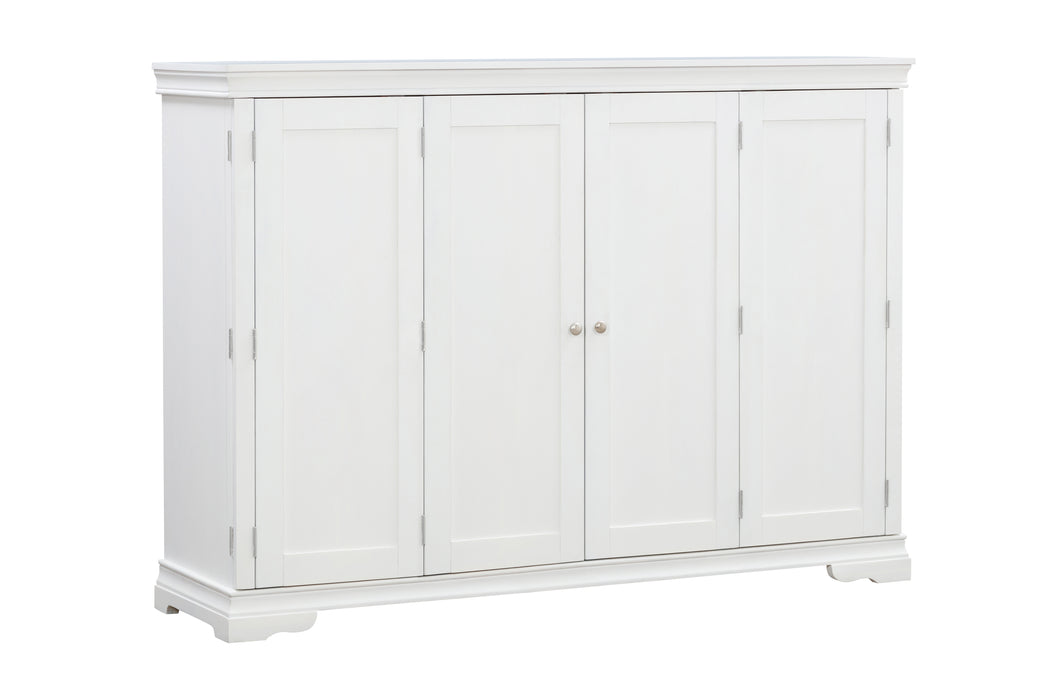 Night and Day Furniture Murphy Sealy San Sebastian Cabinet Bed, Queen, White Finish