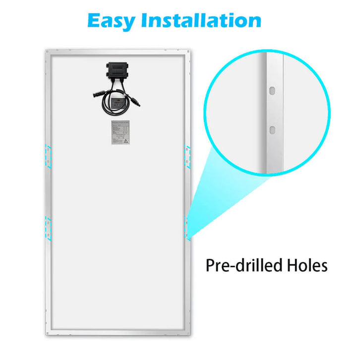 SunGoldPower 10PCS 200 Watt Monocrystalline Solar Panel SG-2P200WM