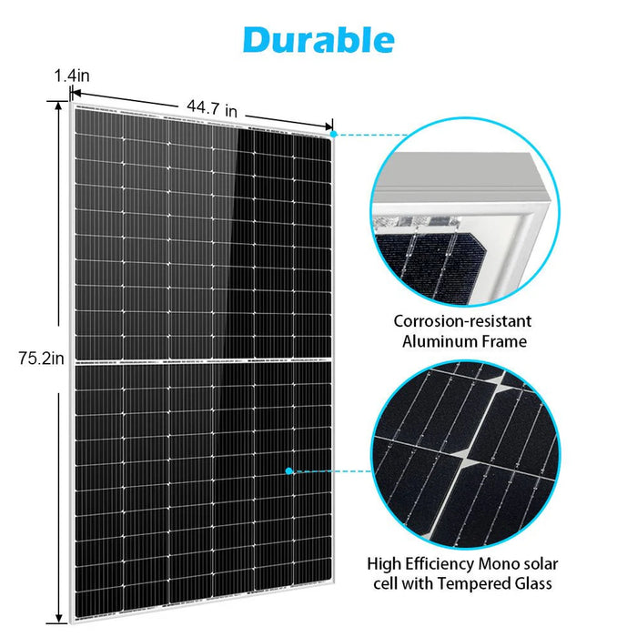 SunGoldPower 450 Watt Monocrystalline Solar Panel SP-450WM