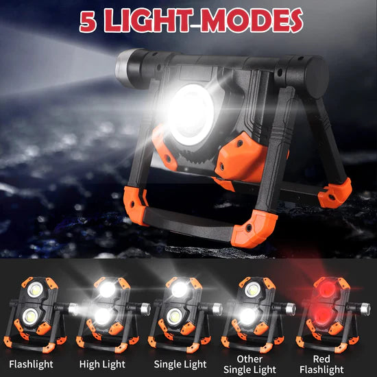 AlorAir 360° Foldable 6000 Lumen Work Light