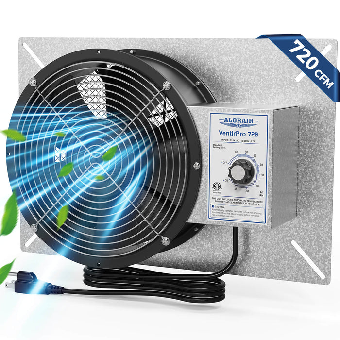 AlorAir 720 CFM Crawl Space Ventilation Fan