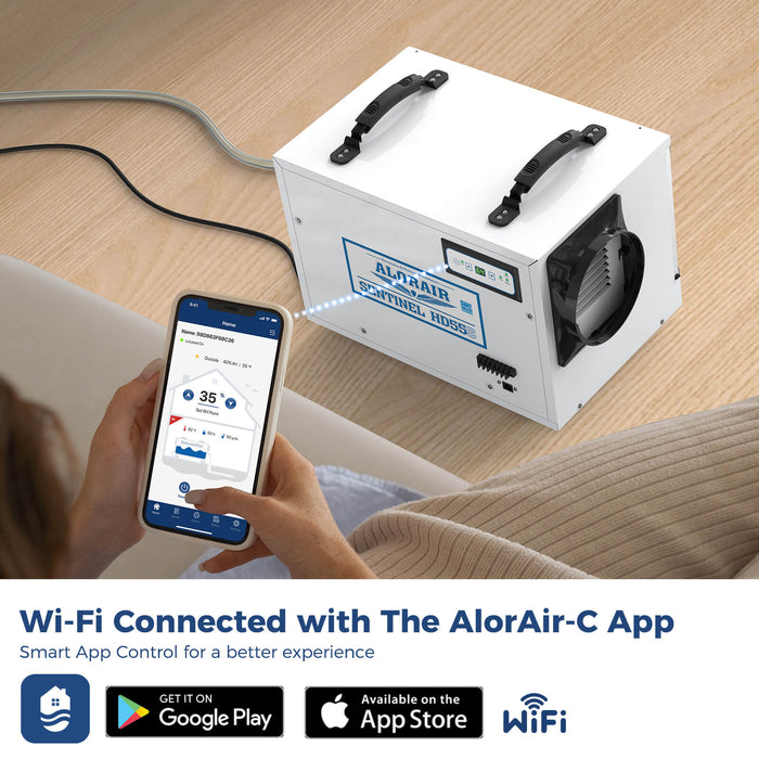 AlorAir Sentinel Dehumidifier with WiFi HD55S