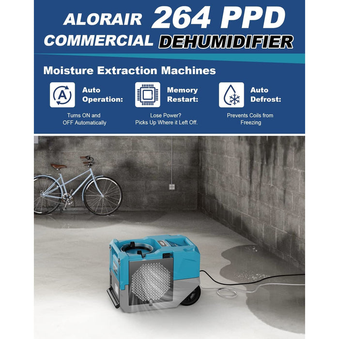 AlorAir Industrial Commercial Dehumidifier LGR 1250