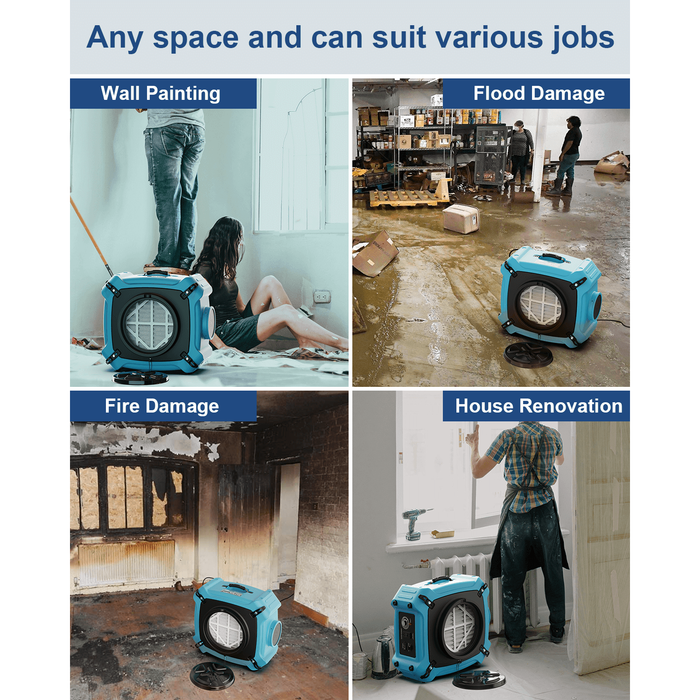 AlorAir PureAiro Air Scrubber HEPA Max 870