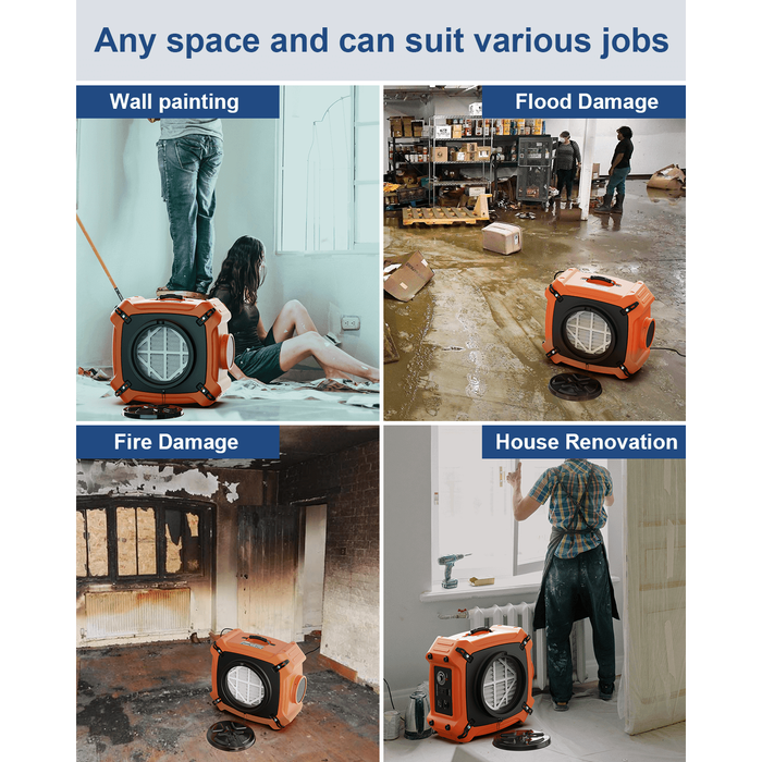 AlorAir PureAiro Air Scrubber HEPA Max 970