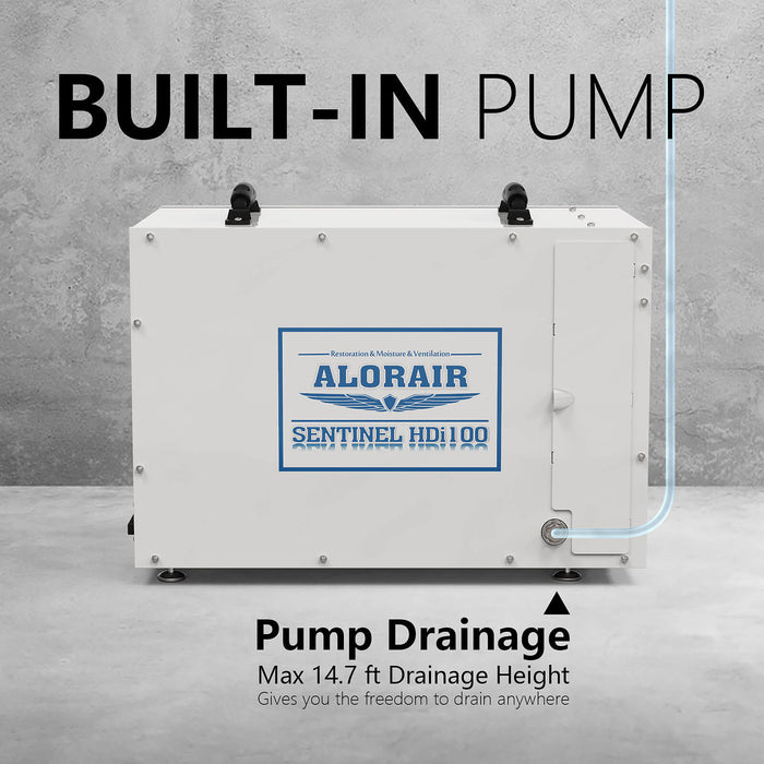 AlorAir Sentinel LGR Dehumidifier HDi100