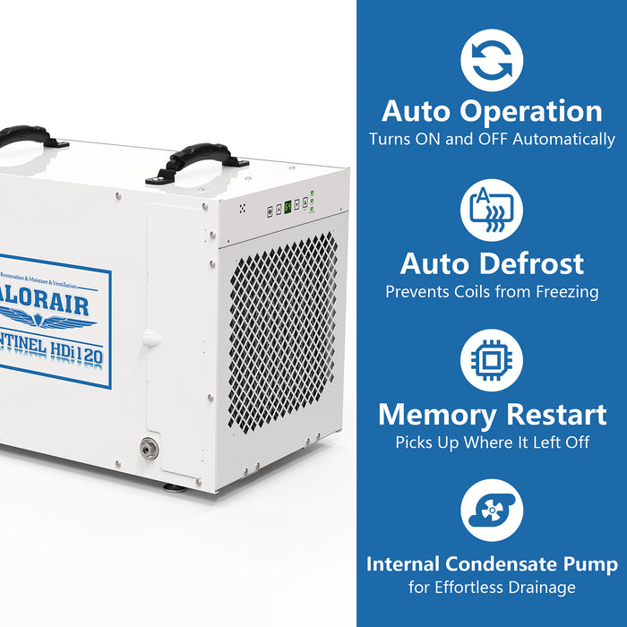 AlorAir Sentinel Commercial Dehumidifier HDi120