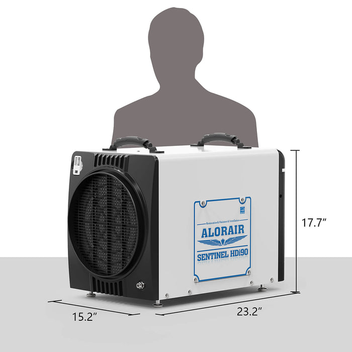 AlorAir Sentinel Conventional Dehumidifier HDI90 (Duct）