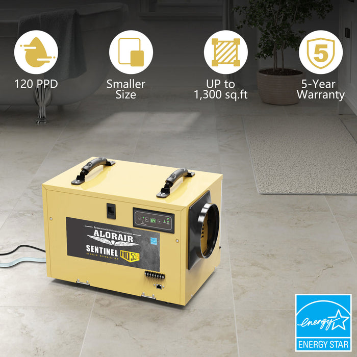 AlorAir Sentinel Conventional Dehumidifier (in Gold) HD55S