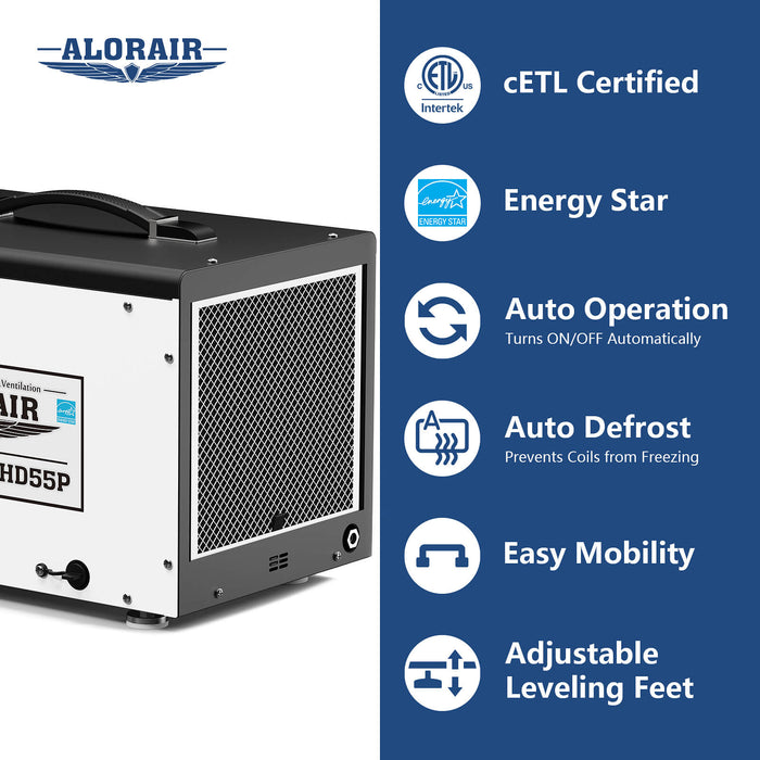 AlorAir Sentinel Household Dehumidifier HD55P