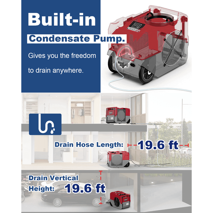 AlorAir Storm Commercial-Grade Dehumidifier LGR 1250X