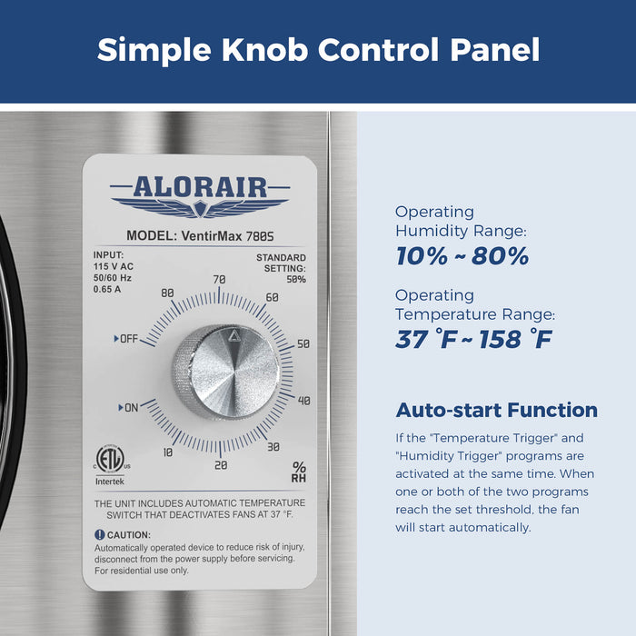 AlorAir Ventilation Fan VentirMax 780S