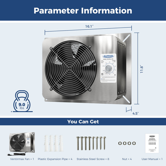 AlorAir Ventilation Fan VentirMax 780S