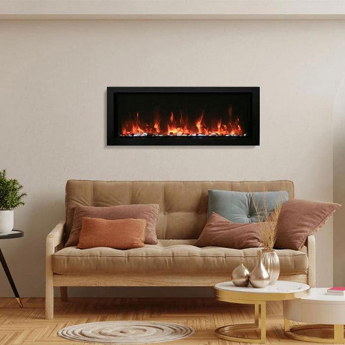 Amantii Panorama BI Slim 50" Smart Electric Fireplace - BI-50-SLIM-OD