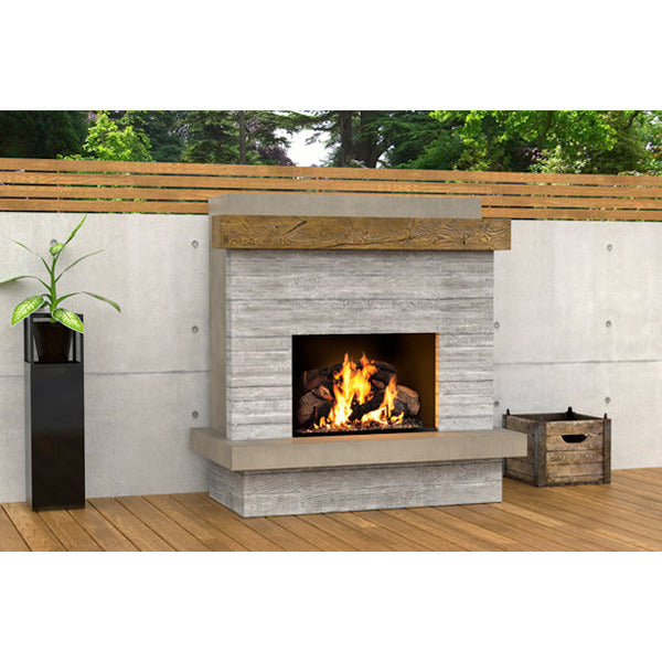 American Fyre Designs Brooklyn Smooth Fireplace 060-CG-N-SP-LBC