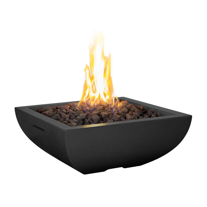 American Fyre Designs 30'' Bordeaux Petite Square Fire Bowl