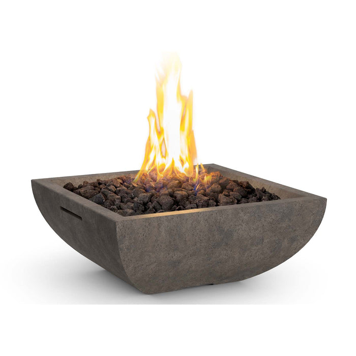 American Fyre Designs 30'' Bordeaux Petite Square Fire Bowl