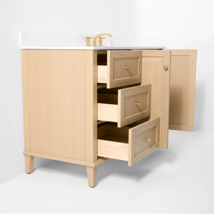 Ancerre 42” Hannah Bathroom Vanity Oak Single Sink VTS-Hannah-42-R-Oak-WQZ