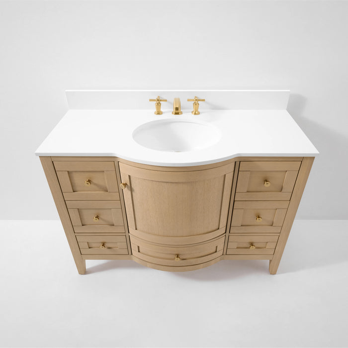 Ancerre 42” Lauren Bathroom Vanity Oak Single Sink VTS-Lauren-42-Oak-WQZ