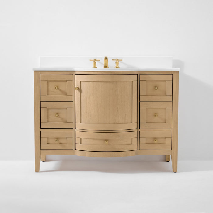 Ancerre 48” Lauren Bathroom Vanity Oak Single Sink VTS-Lauren-48-Oak-WQZ