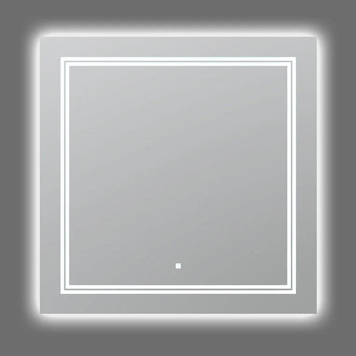 Aquadom SOHO 30'' × 30'' LED Lighted Bathroom Mirror