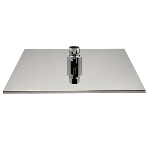 Aquadom ZEN 3-Function Thermostatic Shower System with 10″ Square Rainfall Head Chrome Finish