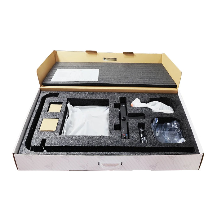 Aquadom ZEN 3-Function Thermostatic Shower System with 10″ Square Rainfall Head Matte Black Finish