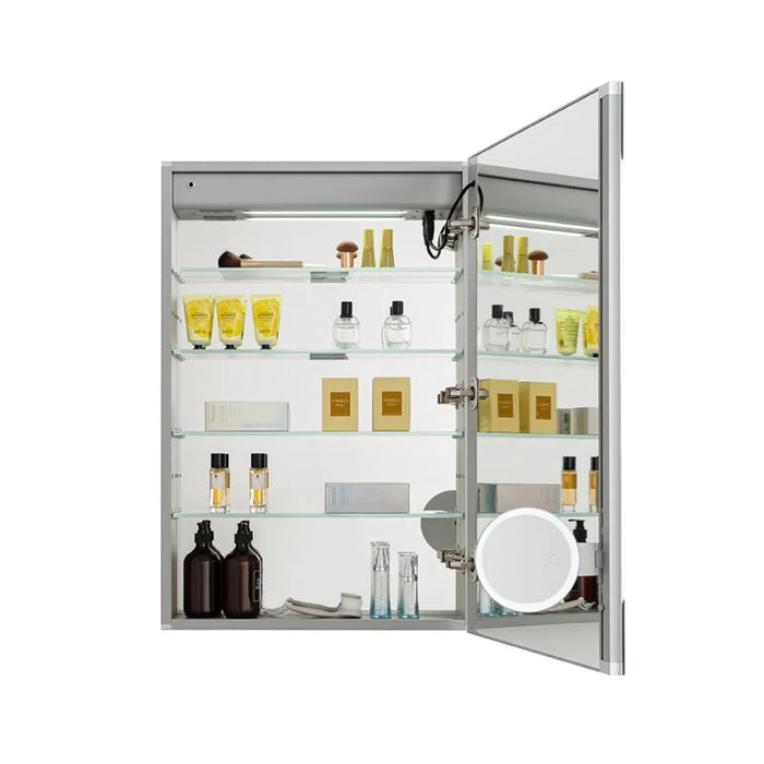 Aquadom Edge Royale 20'' × 32'' Right Hinge LED Lighted Medicine Cabinet